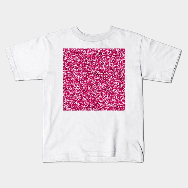 Pink Glitter Kids T-Shirt by TheSkullArmy